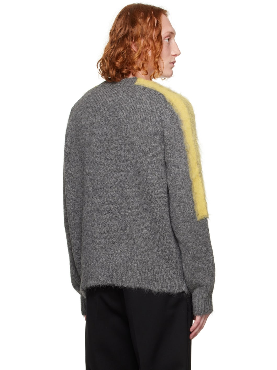 Gray Raglan Sweater - 3