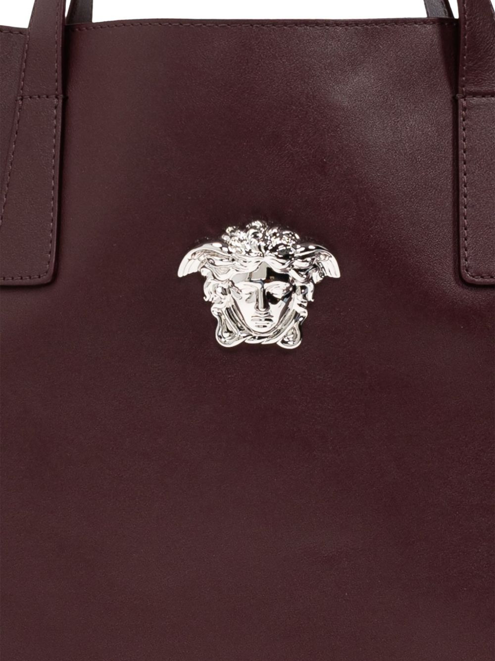 La Medusa leather tote bag - 4