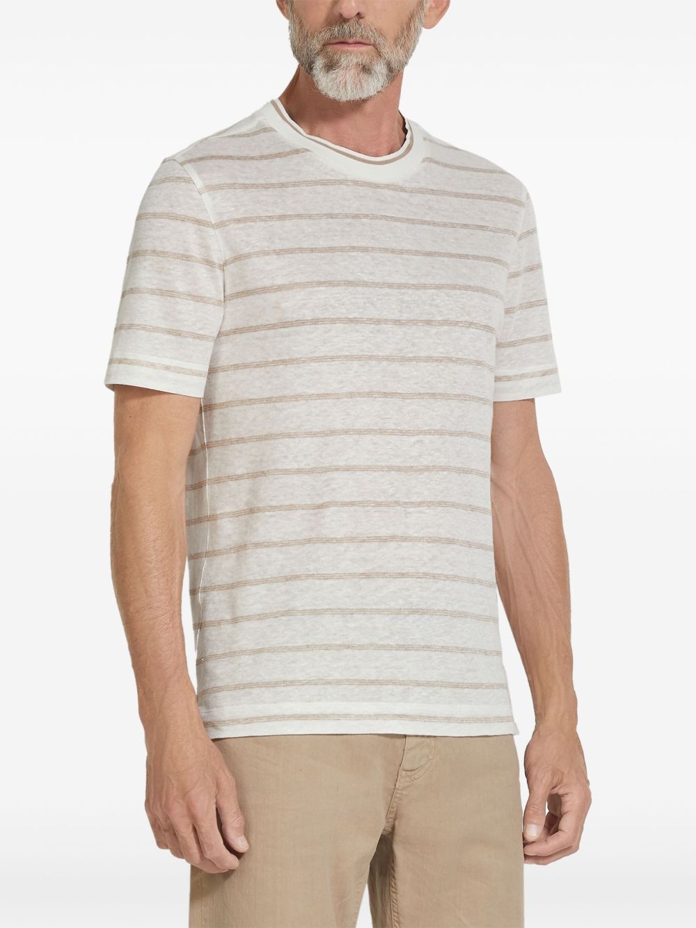 linen T-shirt - 2