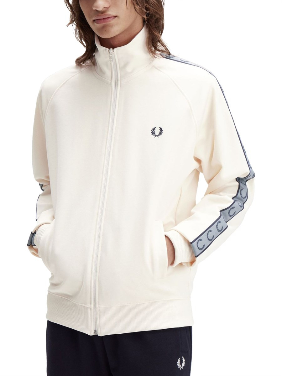 TRACK JACKET WITH CONTRASTING WEBBING - 2