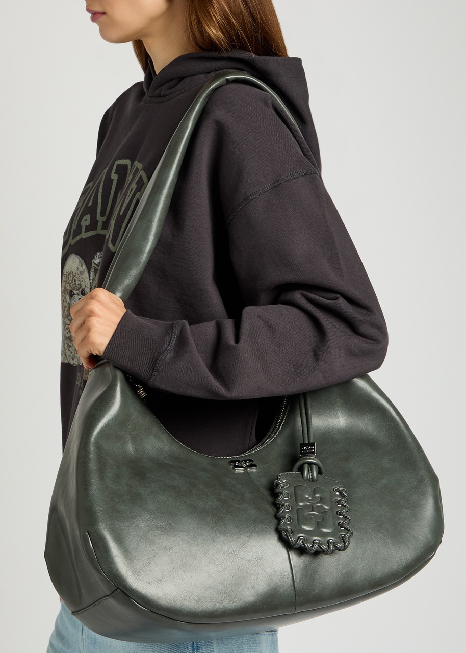 Ganni Bou Medium Leather Hobo bag - 5