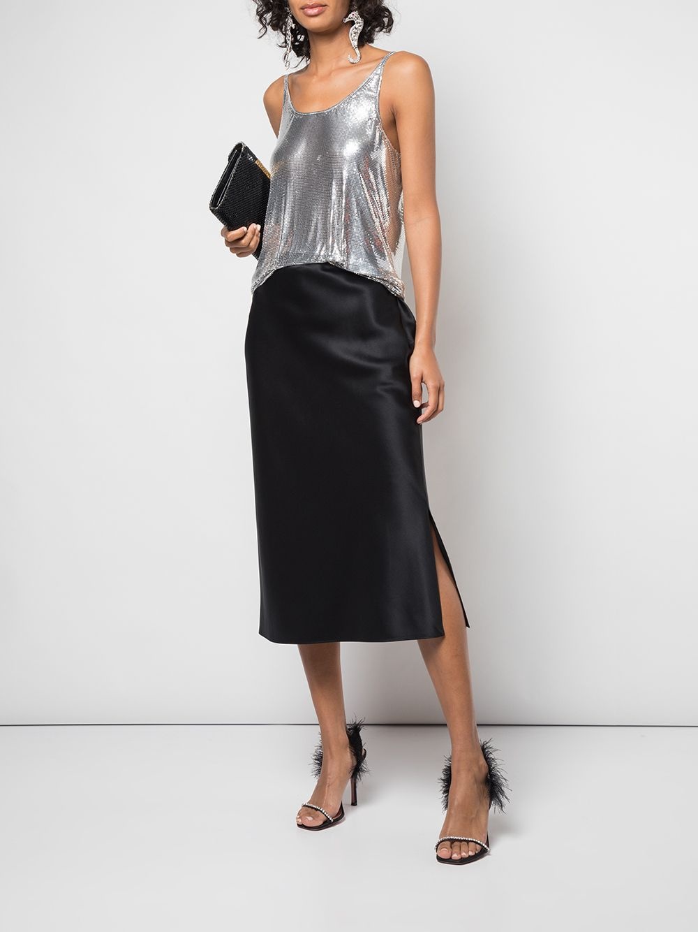 metallic mesh tank - 2