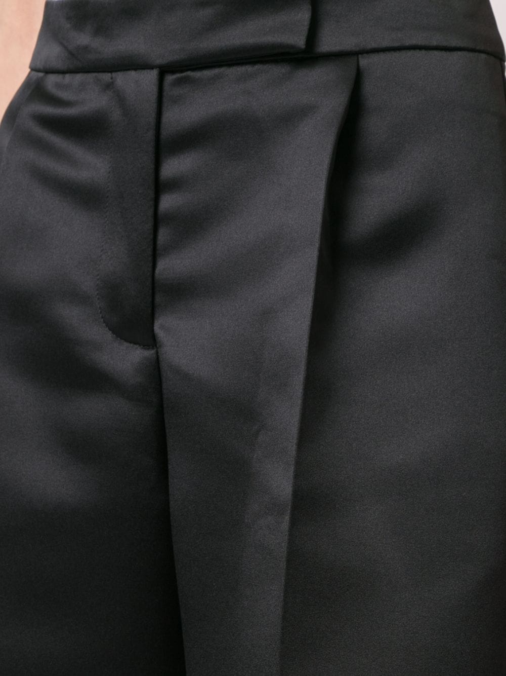 satin wide leg trousers - 5