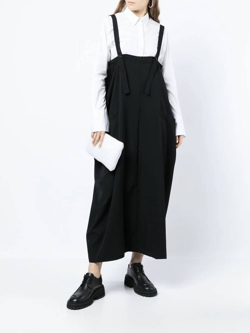 Y's square-neck wool dress outlook