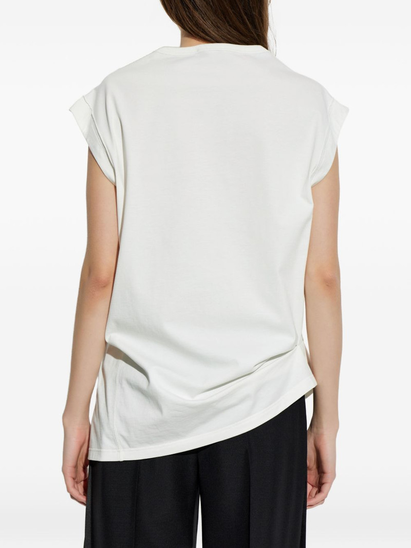 sleeveless asymmetric T-shirt 4