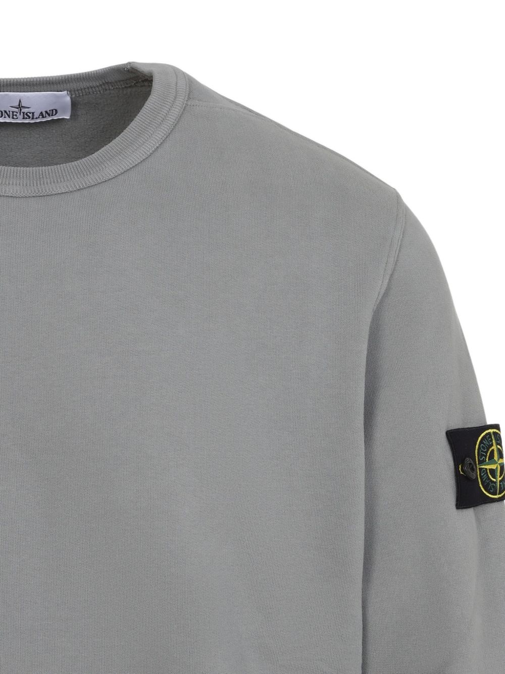 logo-patch crew-neck sweater - 3