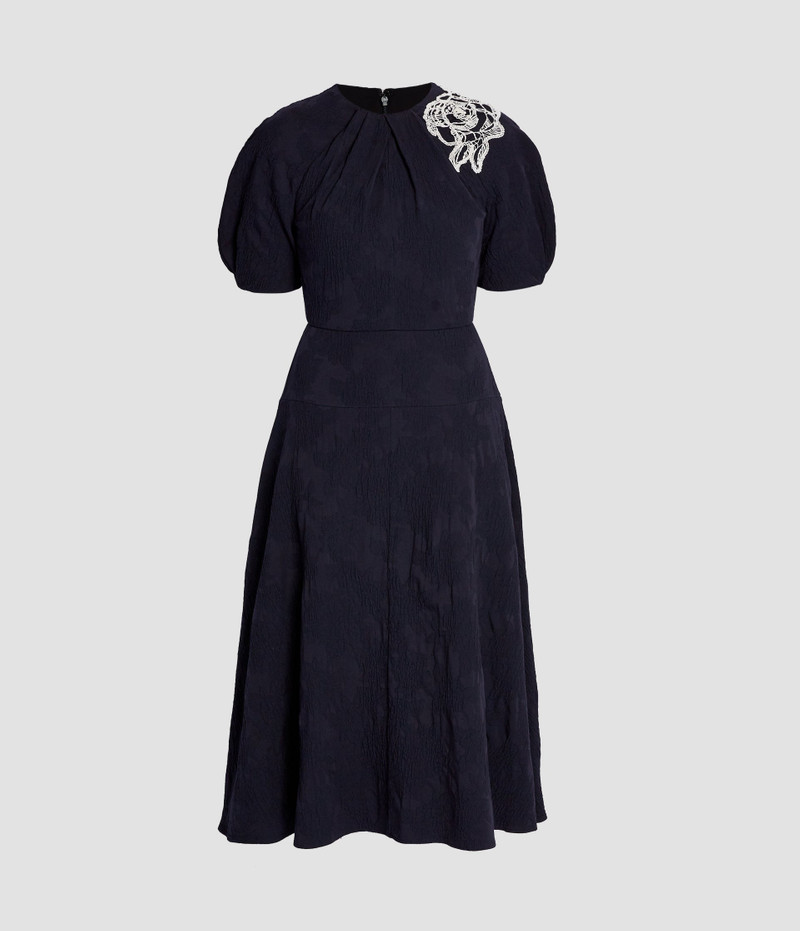Erdem SHORT SLEEVE MIDI DRESS outlook