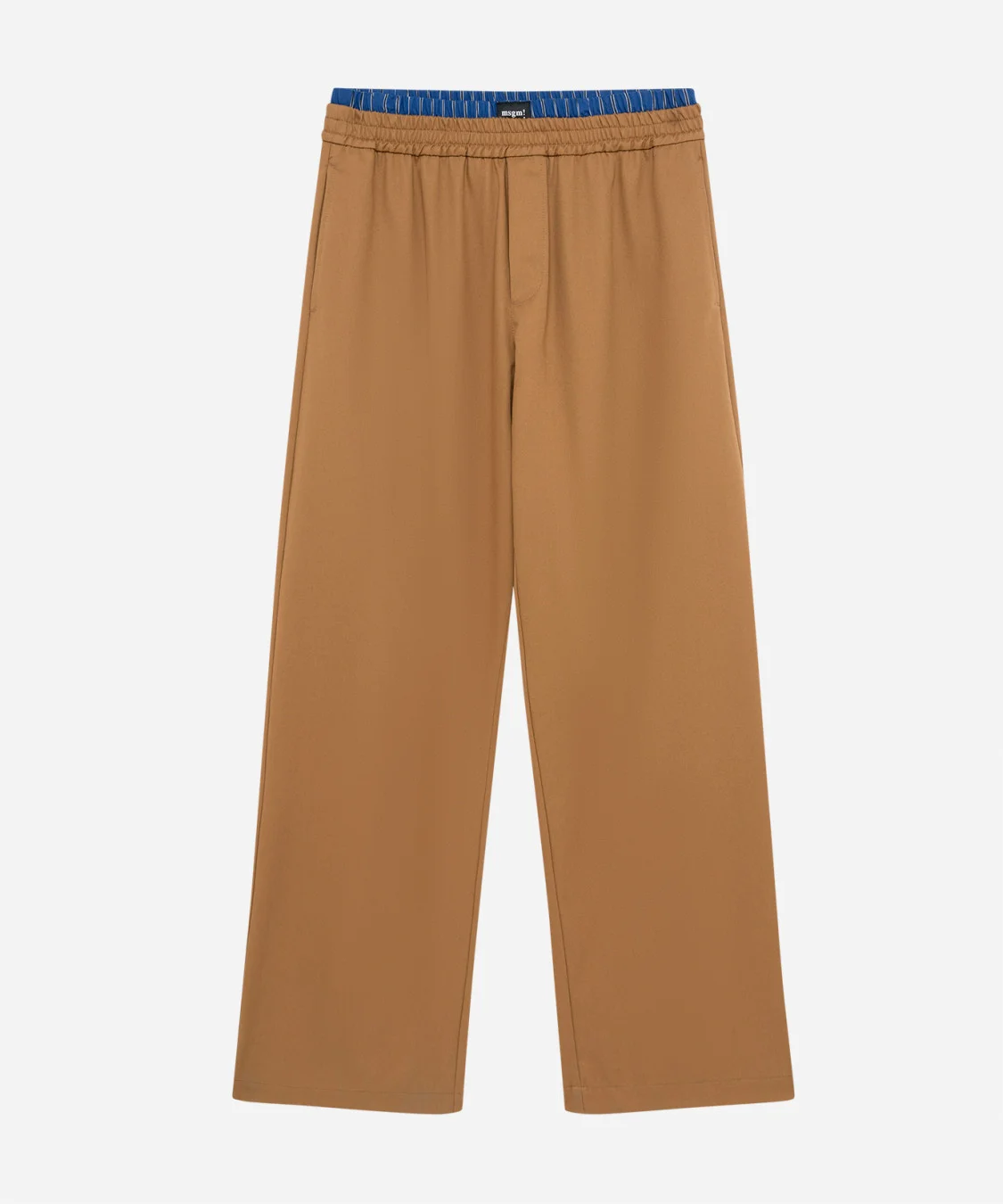 Gabardine pants with built-in boxer - 1