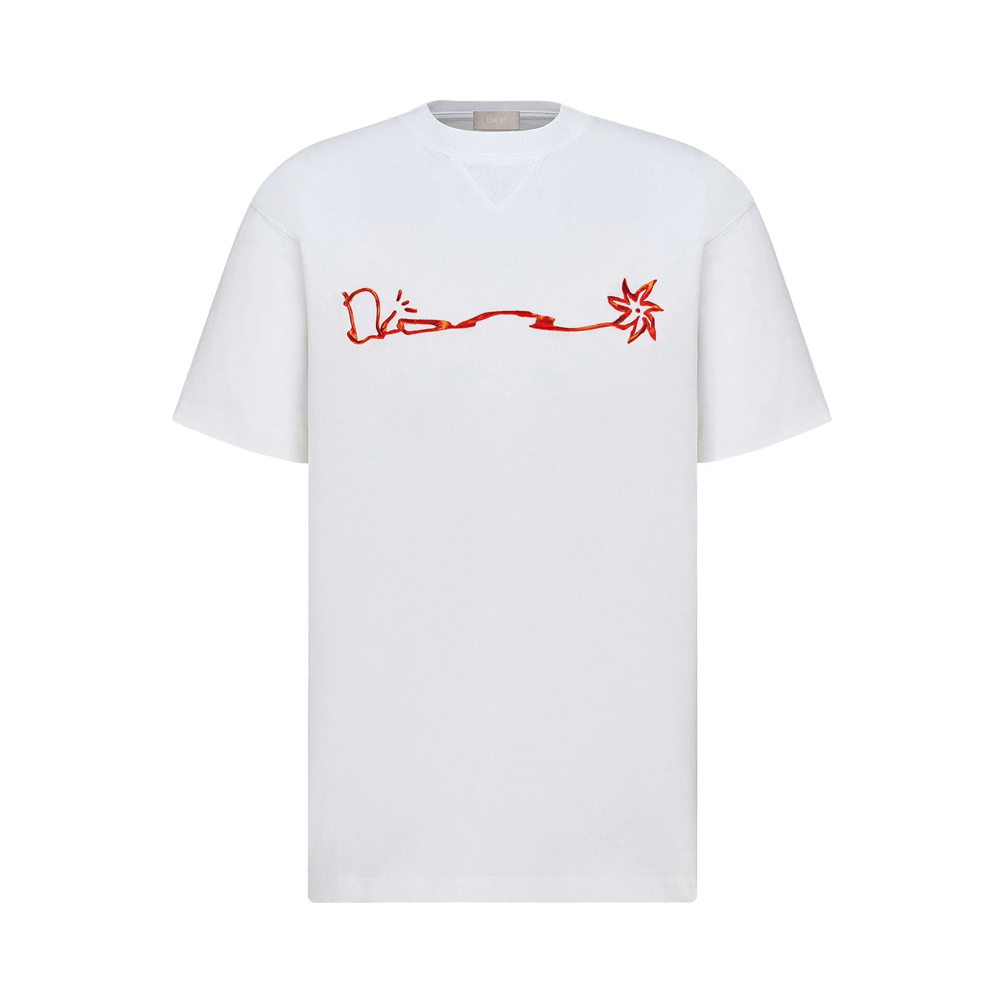 Dior x Cactus Jack Oversized T-Shirt 'White' - 1