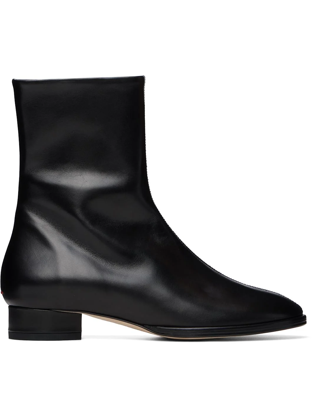 Black Roisin Calf Leather Boots - 1
