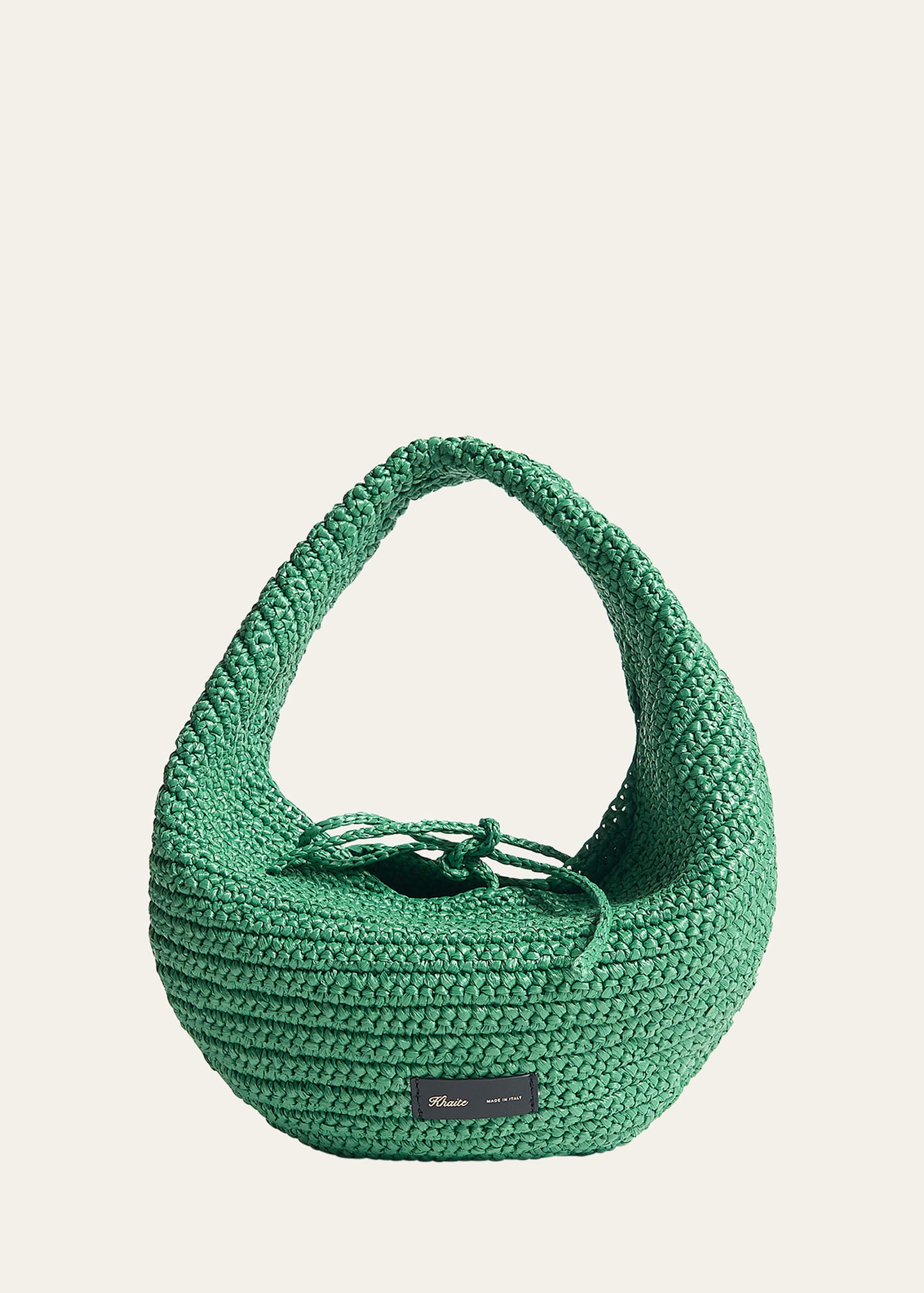 Olivia Medium Raffia Hobo Bag - 1