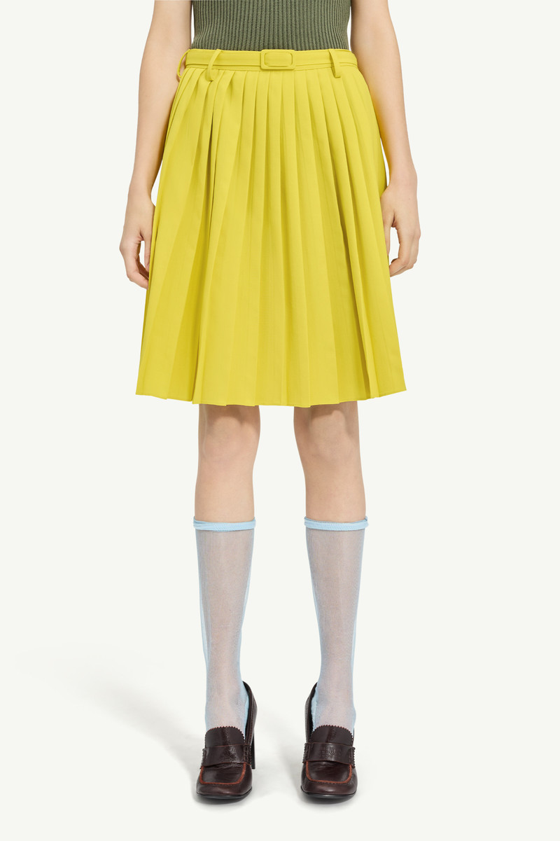 Wool-Blend Pleated Skirt 4