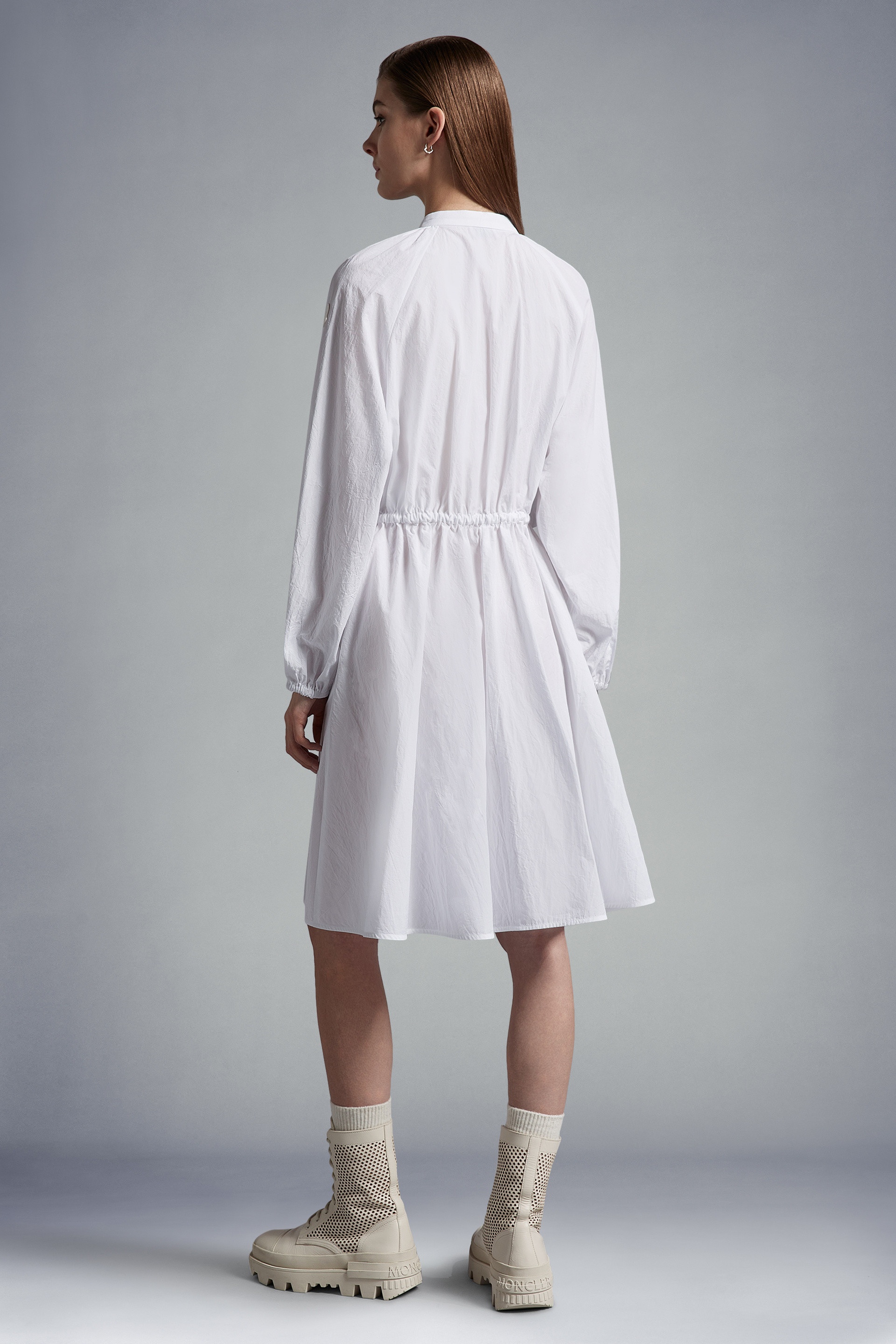 Cotton Shirt Dress - 5