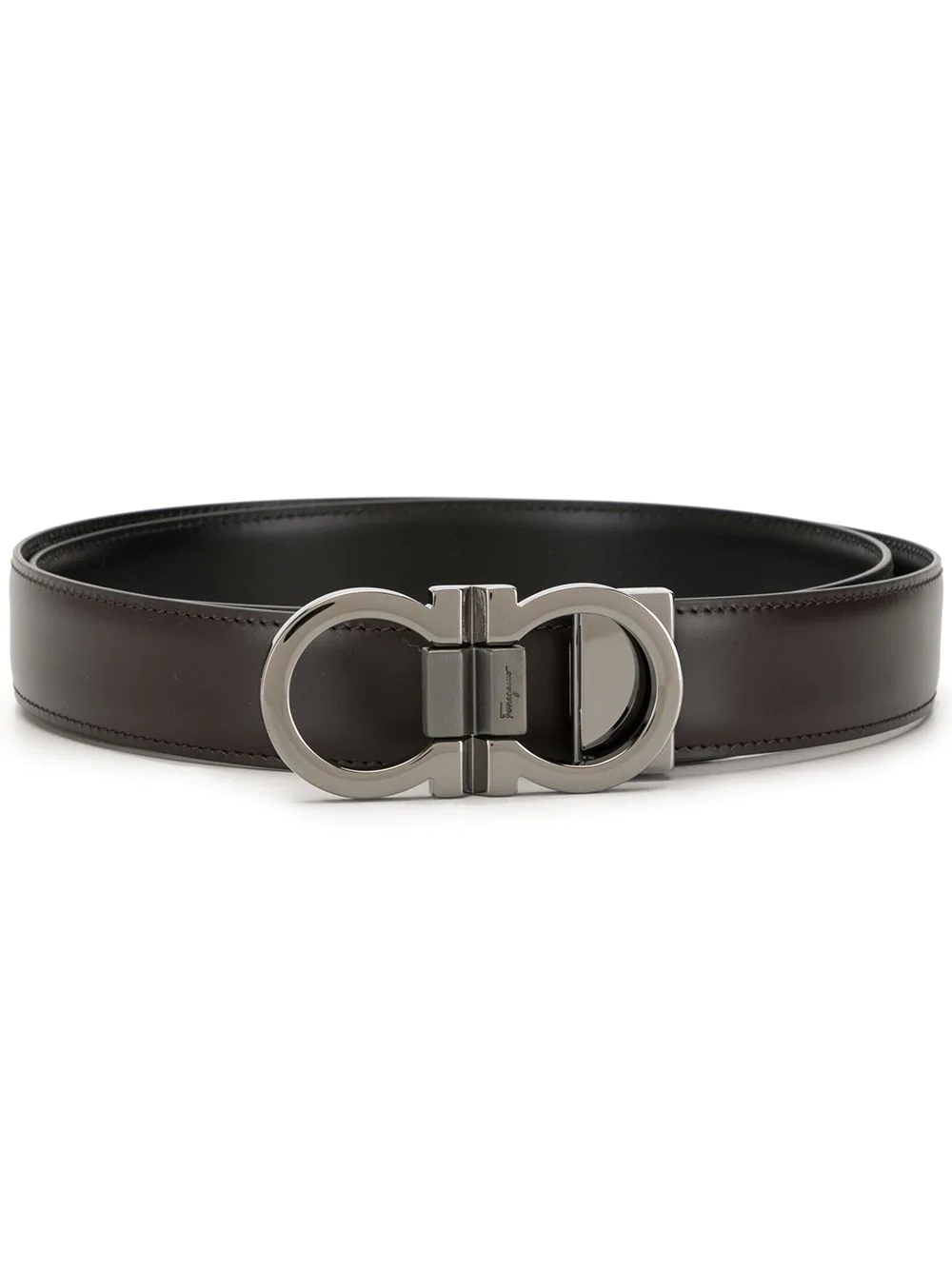 Gancini buckle reversible belt - 1