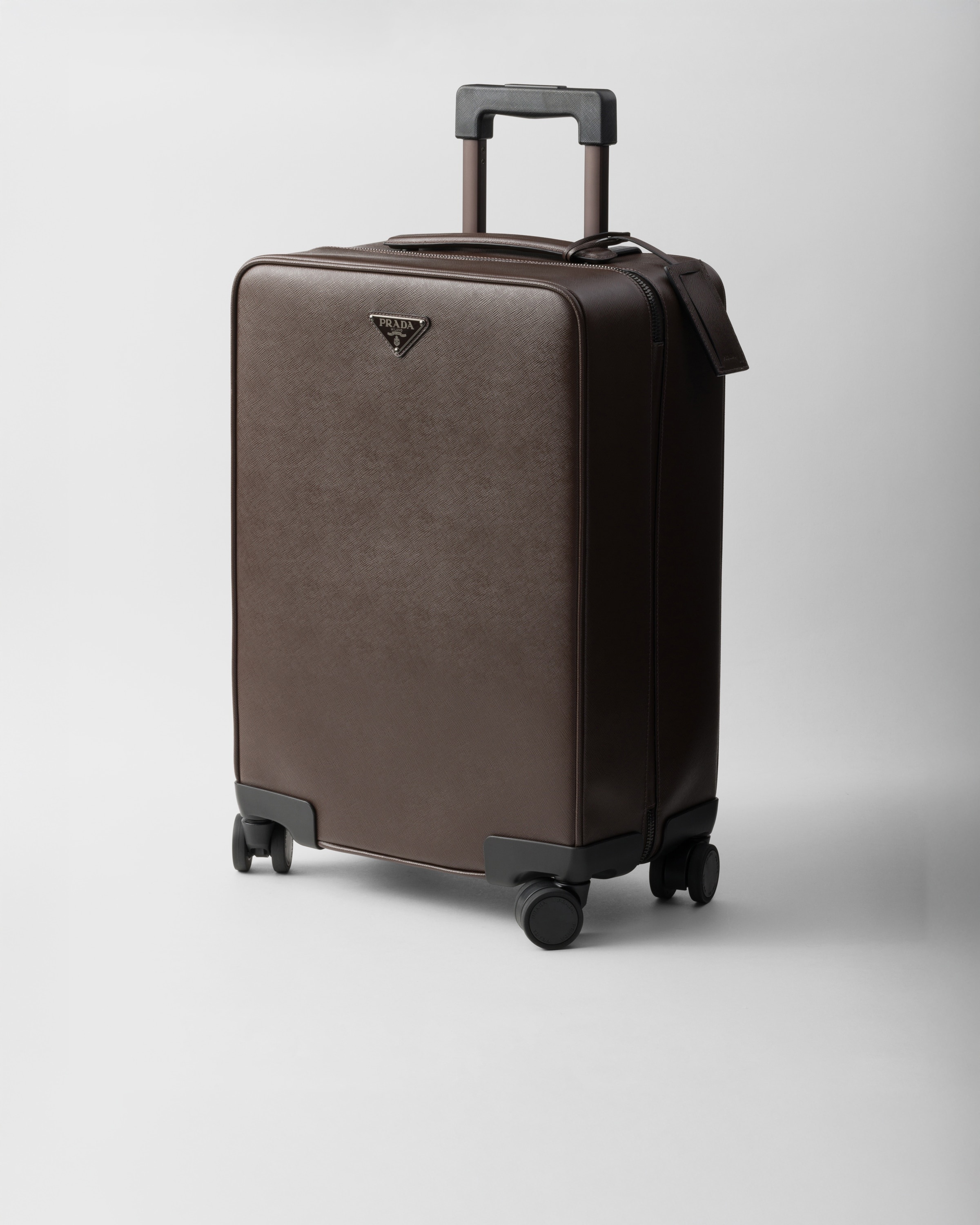 Saffiano leather trolley - 2