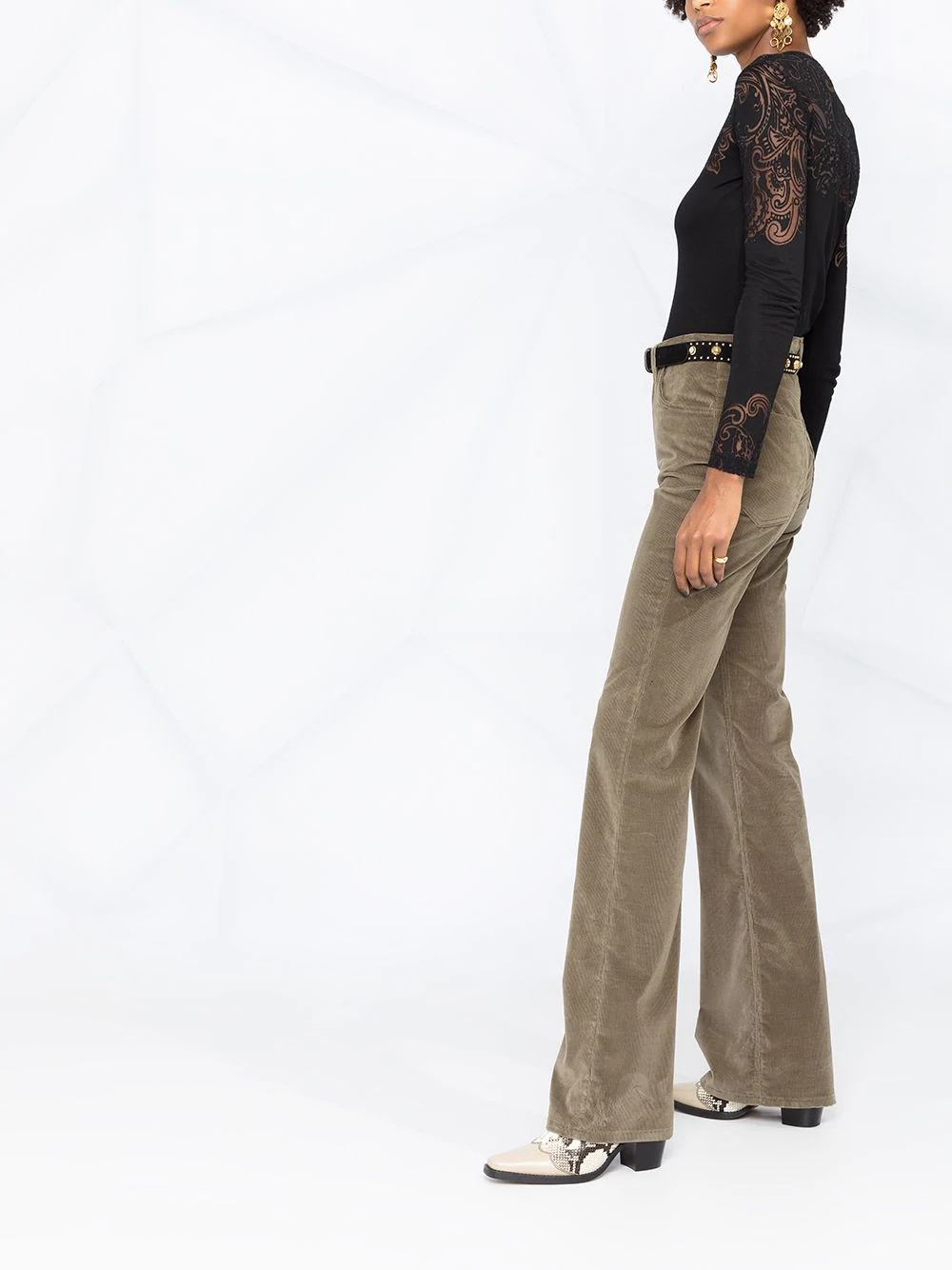 flared style trousers - 4