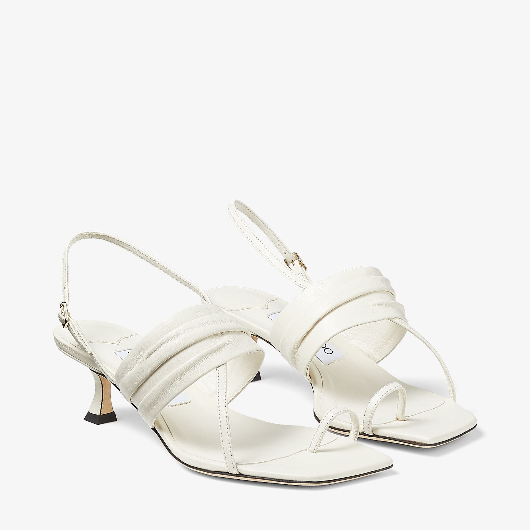Beziers 50
Latte Nappa Leather Sandals - 3