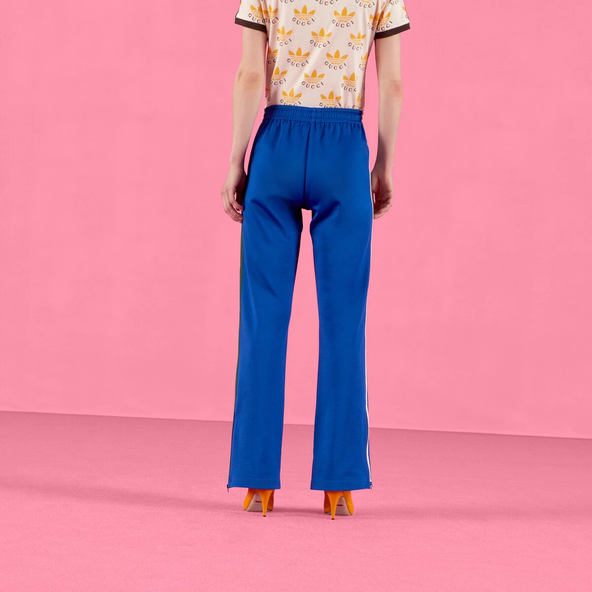 adidas x Gucci flared jogging pants - 8