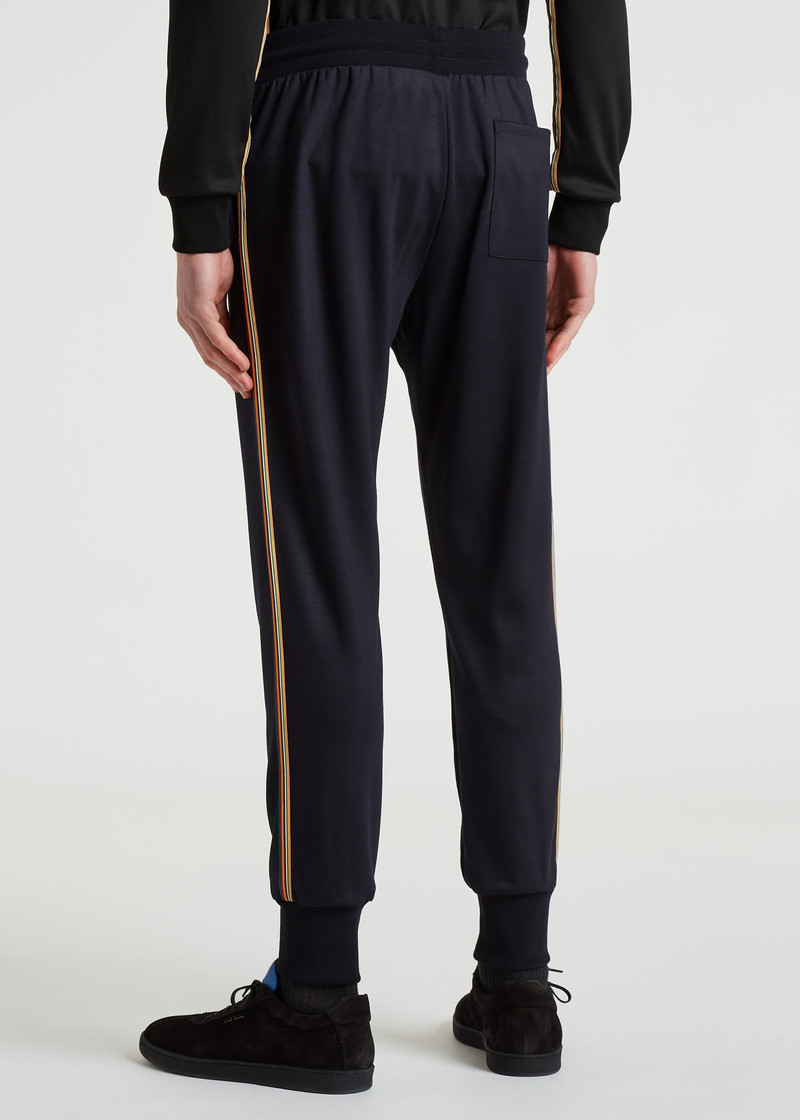 Washable Wool 'Signature Stripe' Sweatpants 4