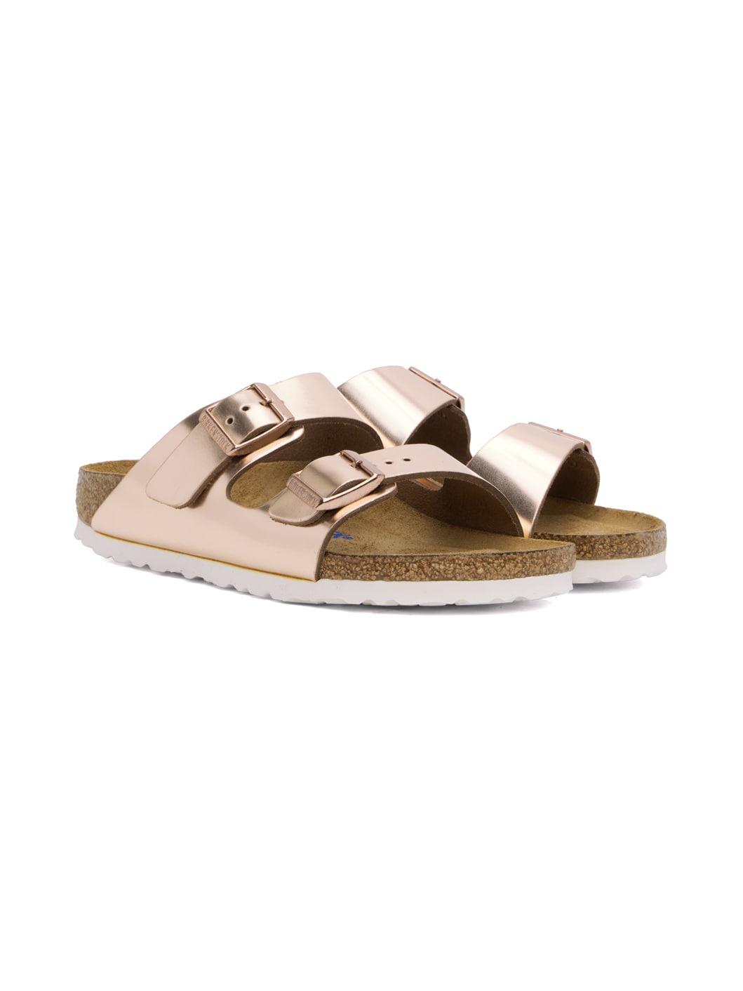 Copper Narrow Arizona Soft Footbed Sandals - 4