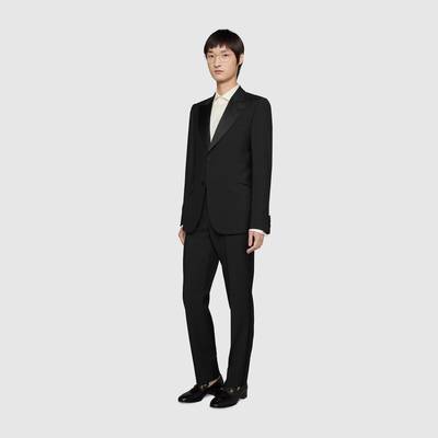 GUCCI Fitted mohair wool tuxedo outlook