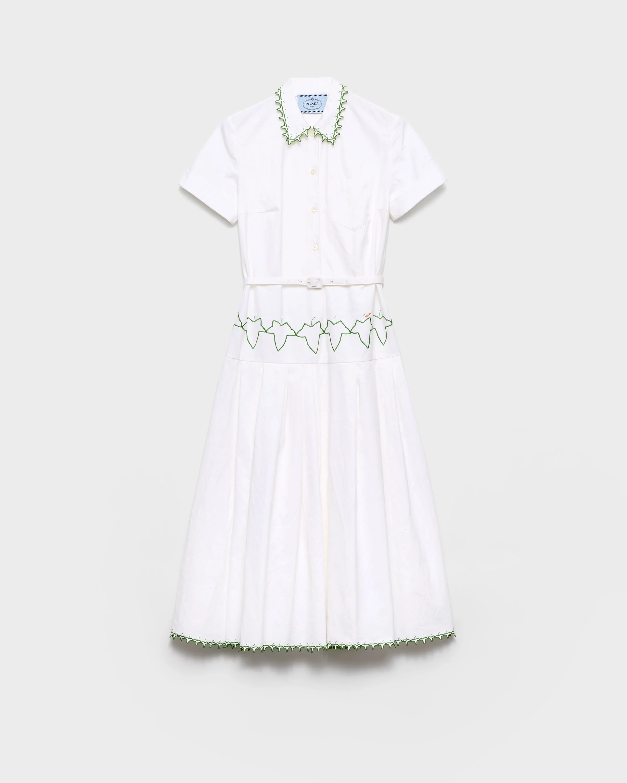Embroidered old reps cloth dress - 1