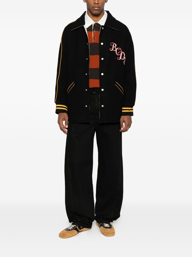 BODE embroidered-stripe jacket outlook