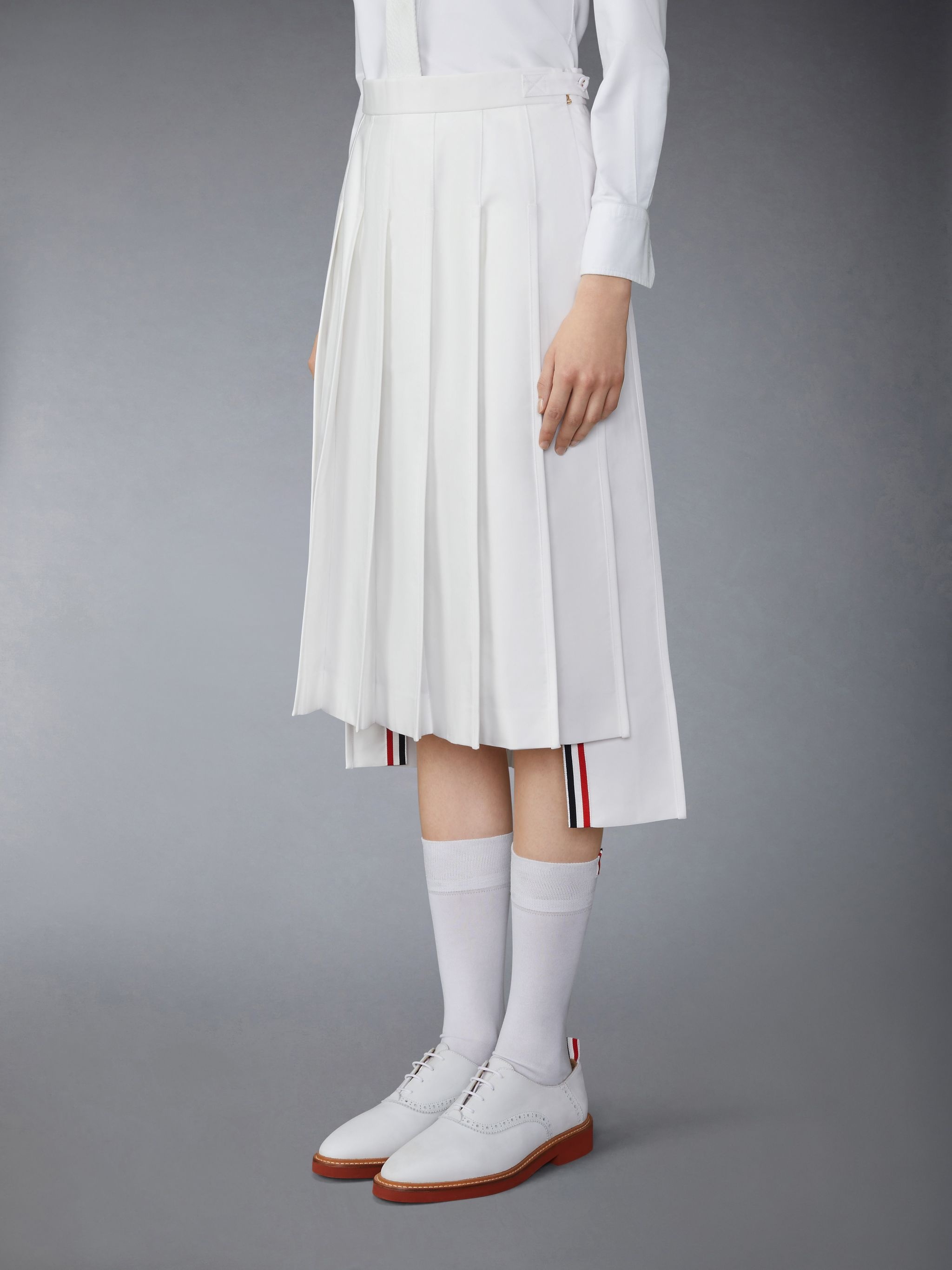 A-line pleated midi skirt - 2