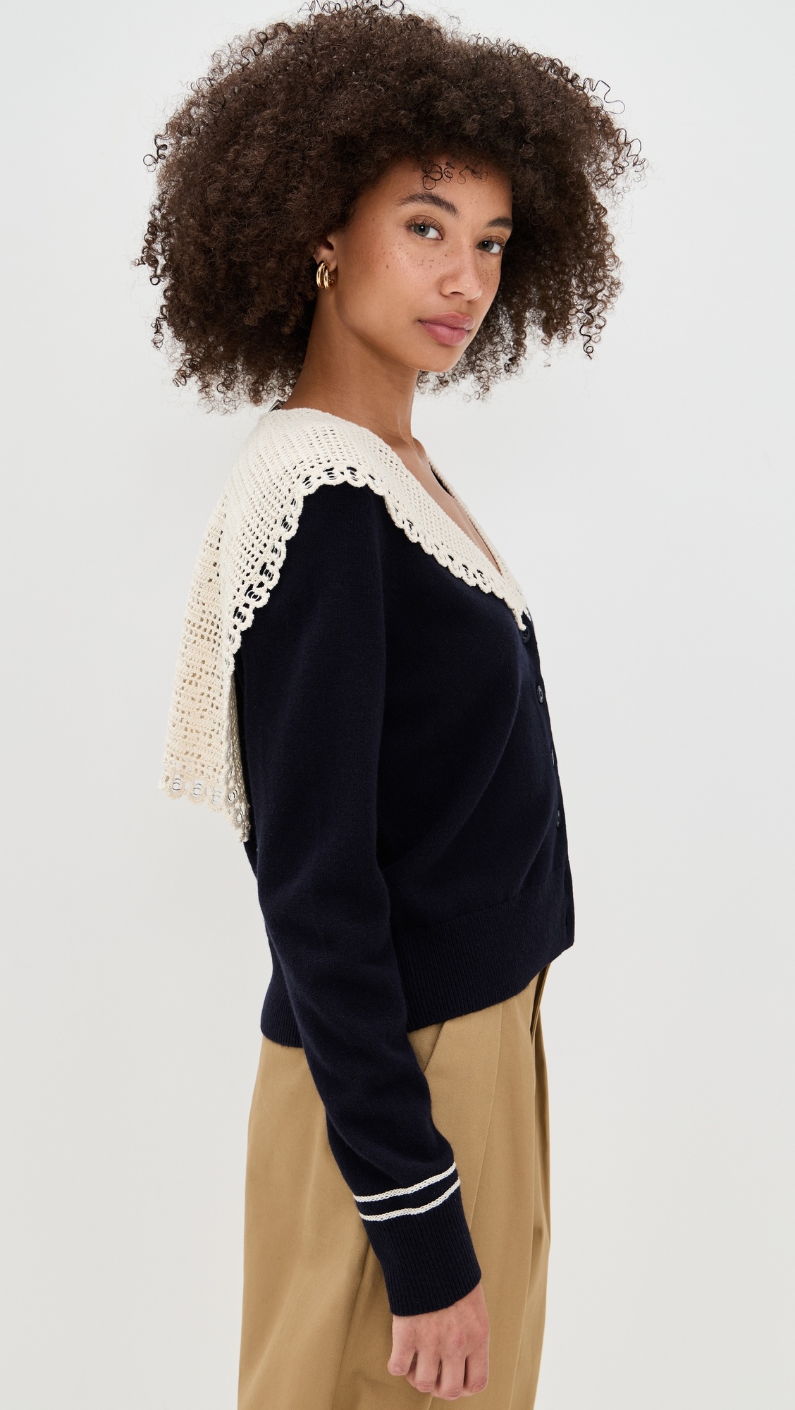 Marie Knit Embroidery Cardigan - 4