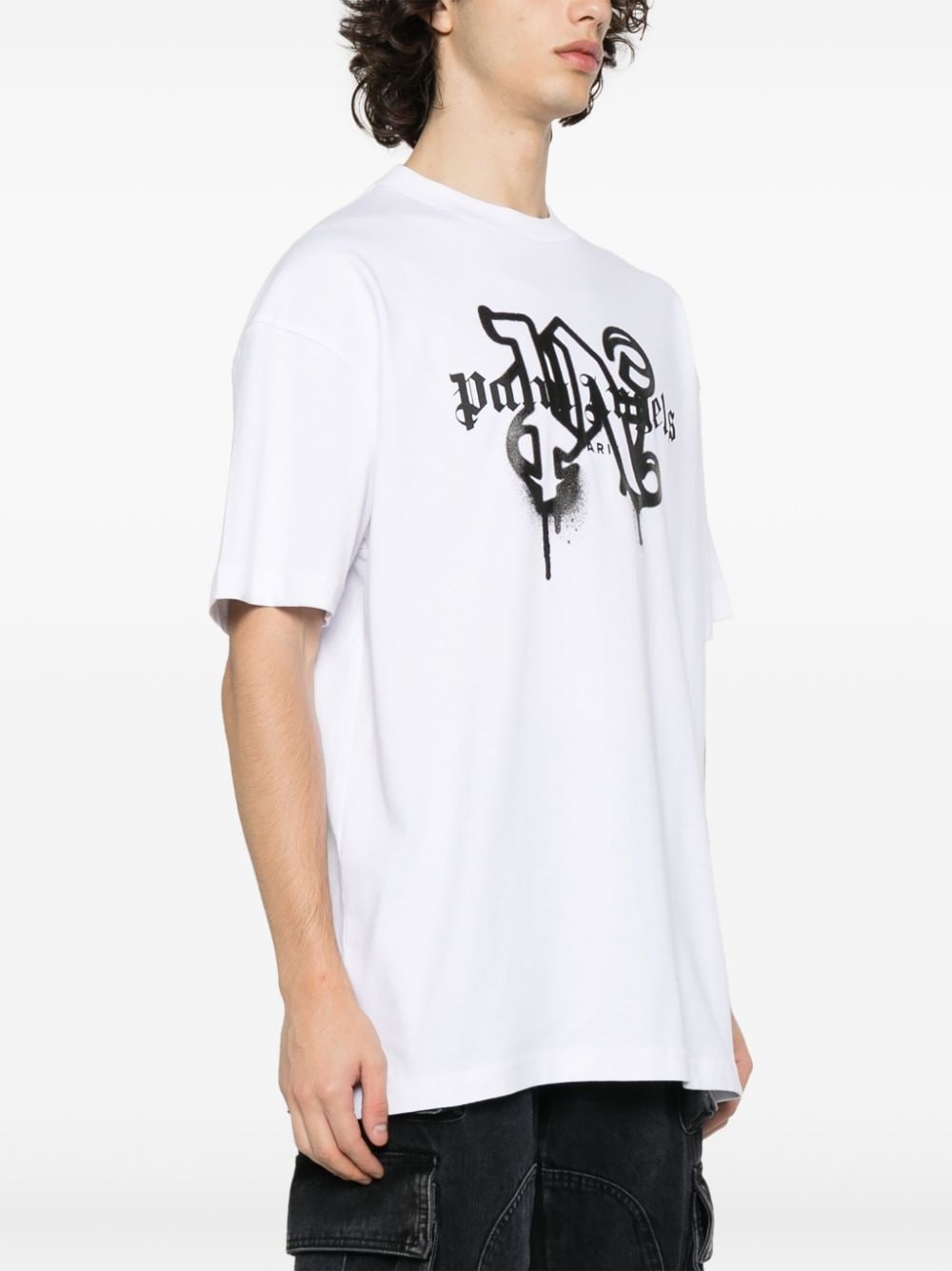 logo-print T-shirt - 3