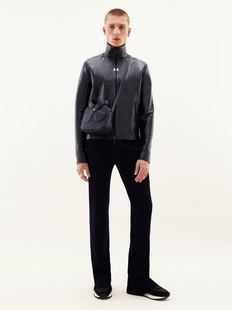 courrèges BI-MATERIAL JACKET outlook