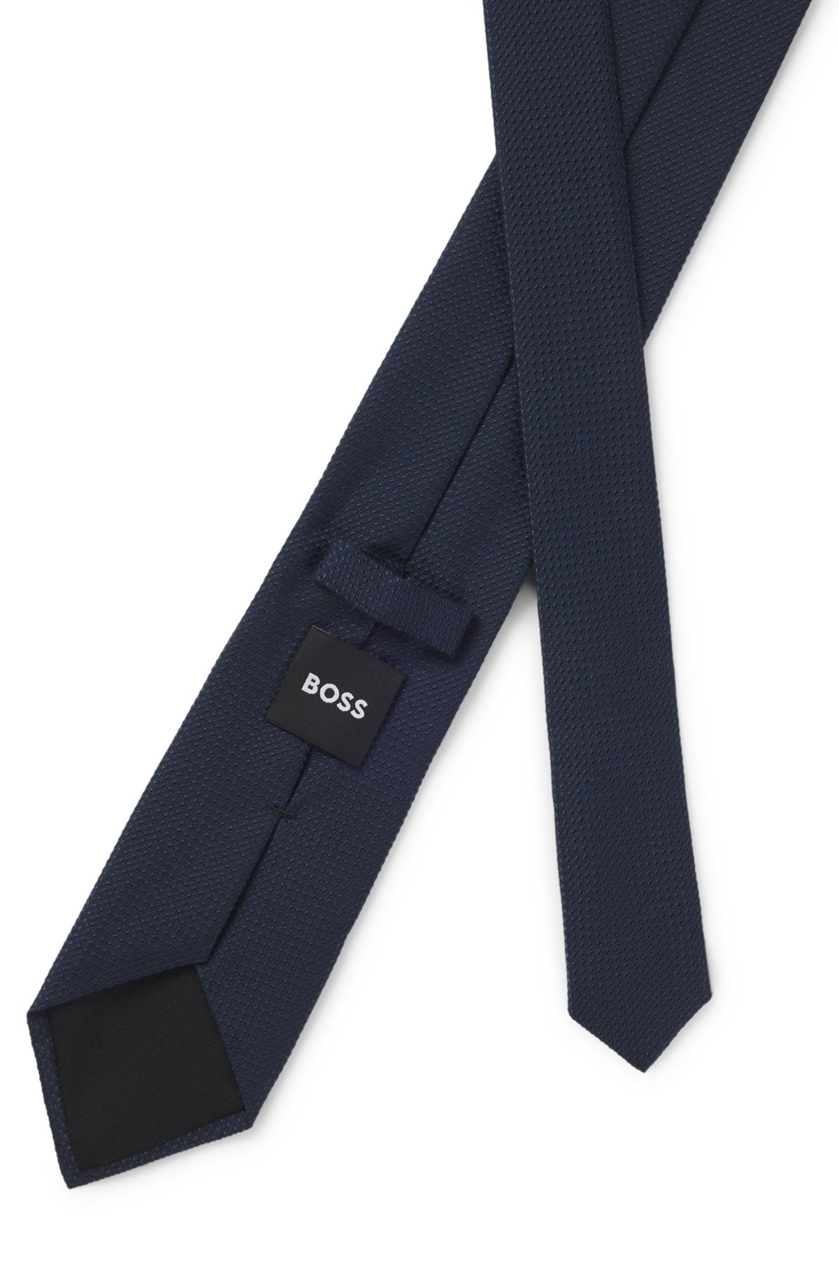 STRUCTURED TIE IN COTTON AND SILK - 5