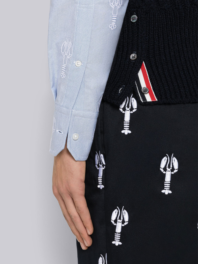 Donegal Cable 4-Bar V-Neck Vest 6