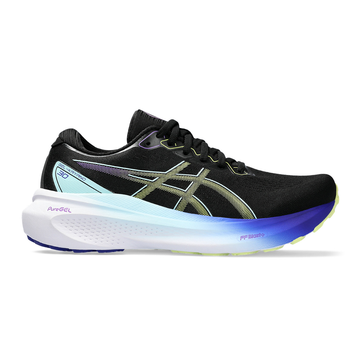 Asics Gel Kayano 30 - Black - Glow Yellow - 1