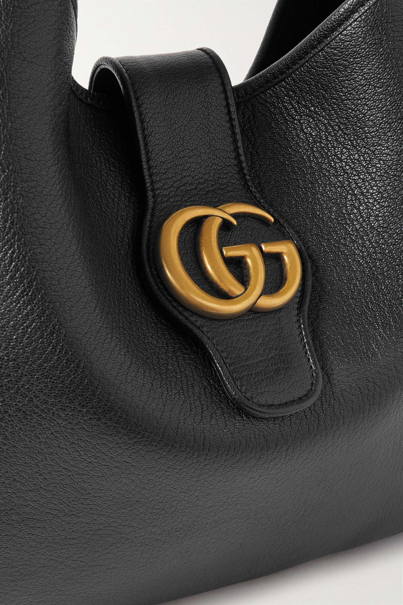 Aphrodite large embellished leather shoulder bag 4
