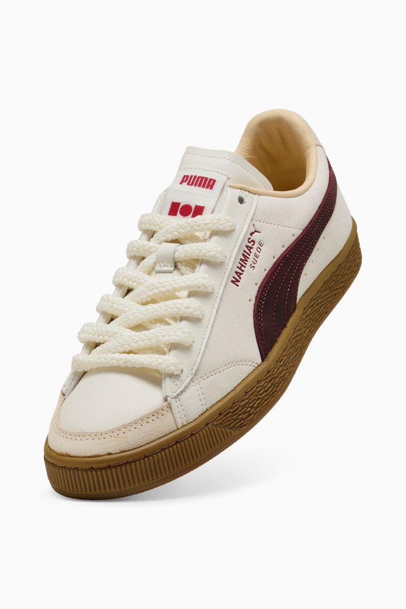 PUMA x NAHMIAS Suede Vintage Red Sneakers 6