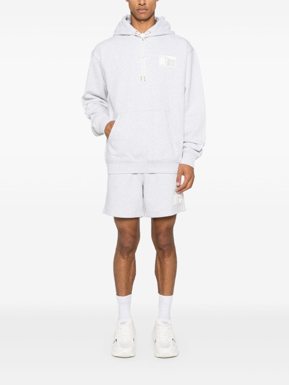 Tennis Statues-patch hoodie - 2