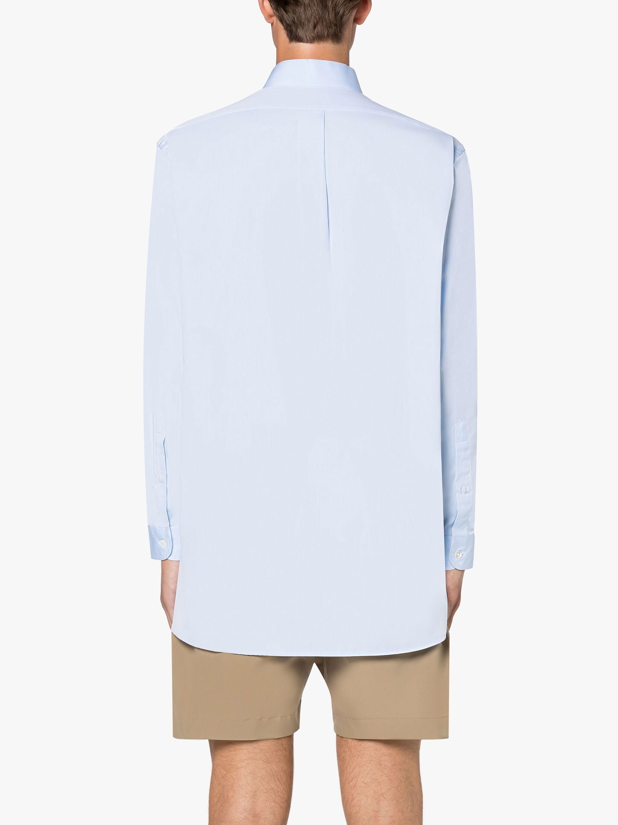ROMA SKY BLUE BUTTON DOWN SHIRT - 4