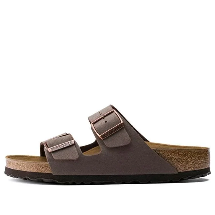 Birkenstock Arizona Birko-Flor Nubuck Sandals 'Mocha' 0151181 - 1