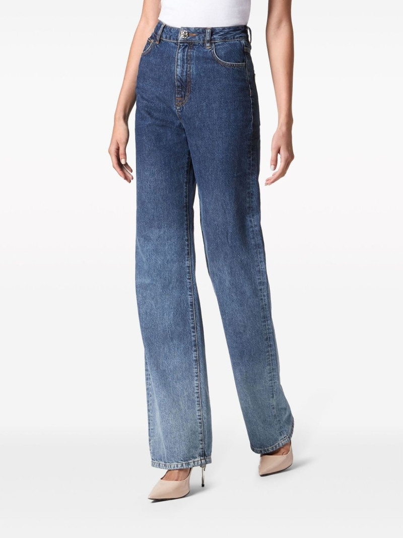 gradient-effect high-rise jeans 3