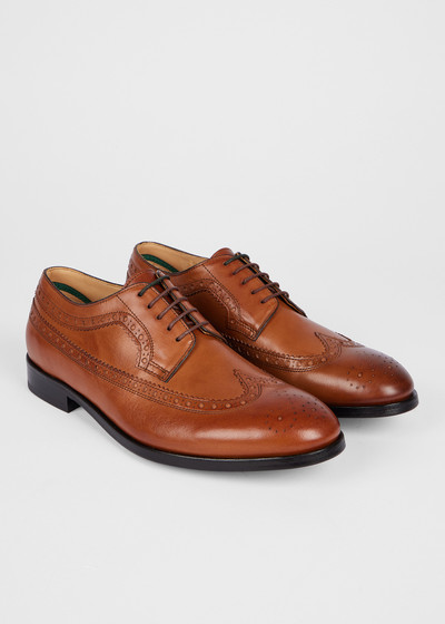 Paul Smith Tan Leather 'Ark' Brogues outlook