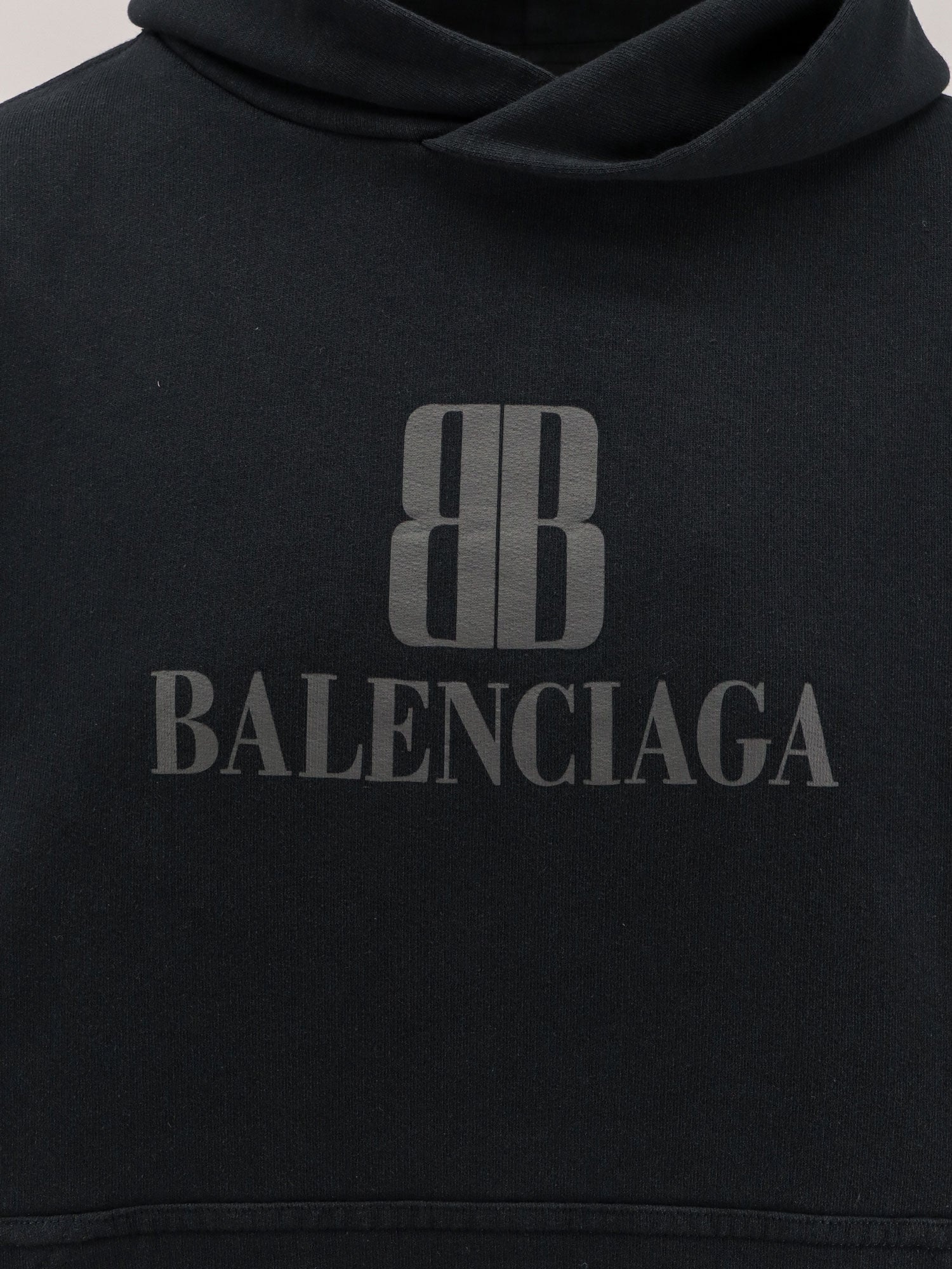 Balenciaga Cropped Cotton Sweatshirt - 3