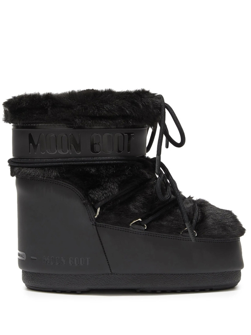 Moon Boot Icon Low Faux-fur Lace-up Boots - 1
