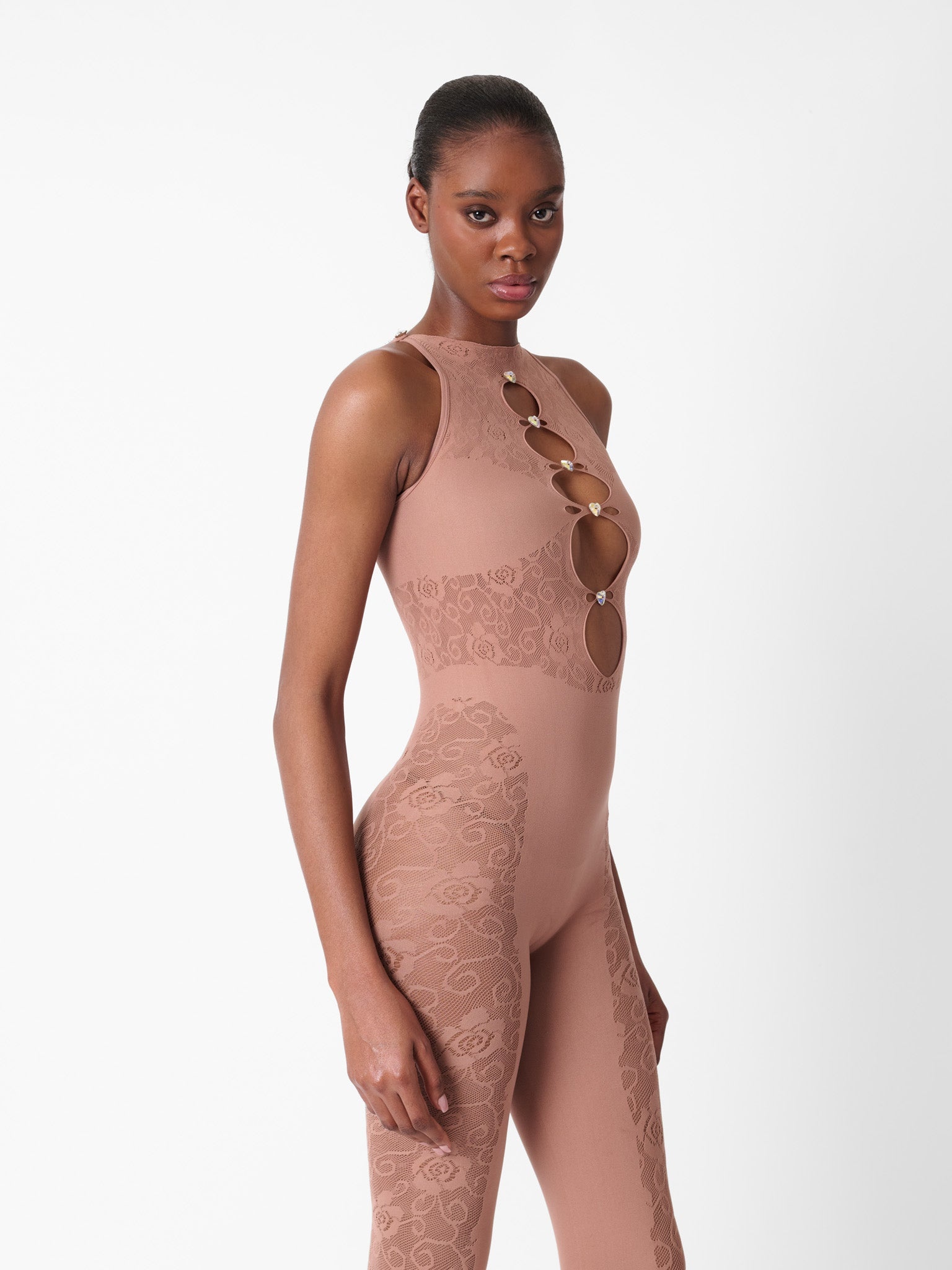 JANICE JUMPSUIT LATTE - 3