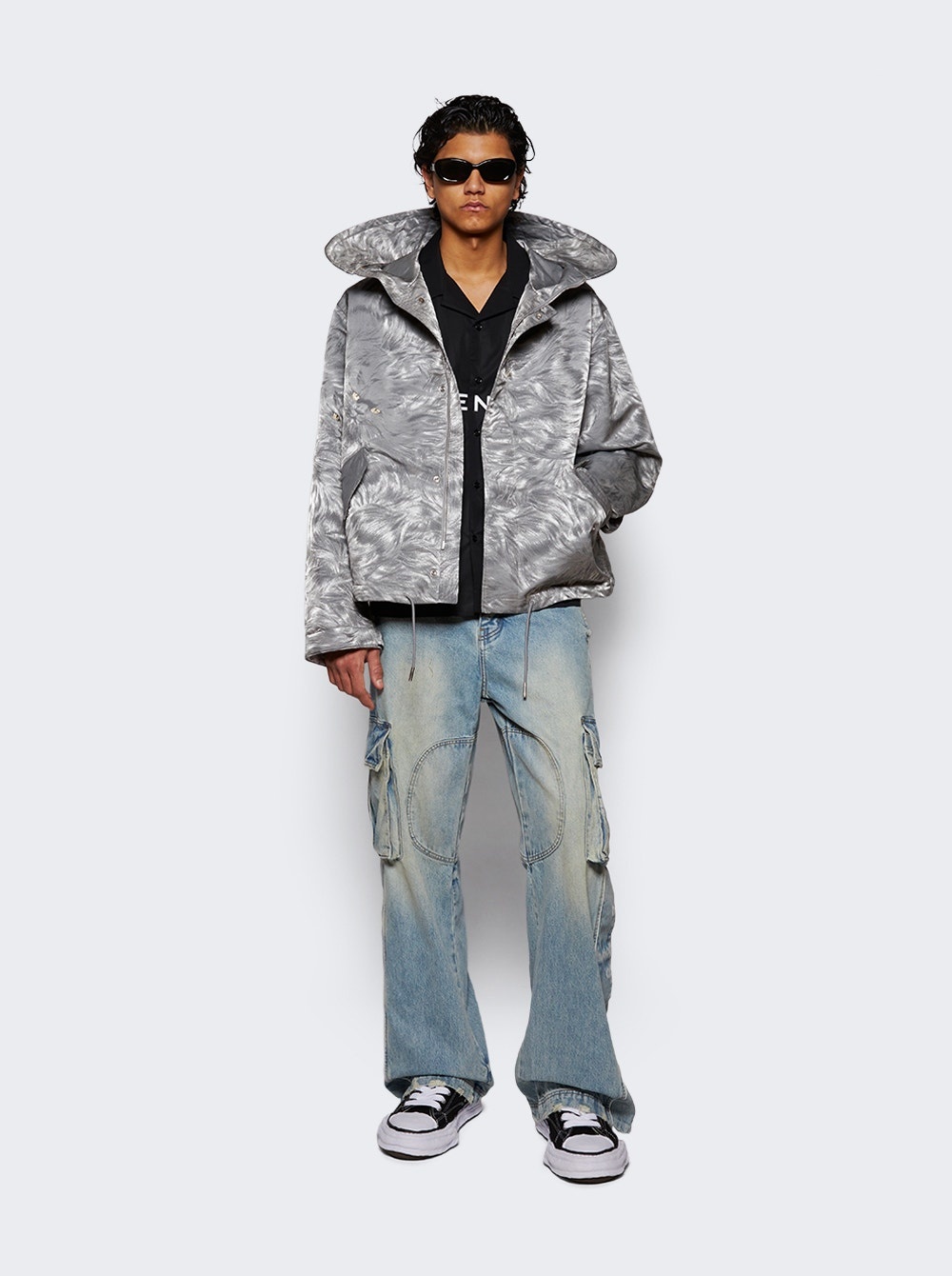 Fishtail Parka Light Grey Melange - 2
