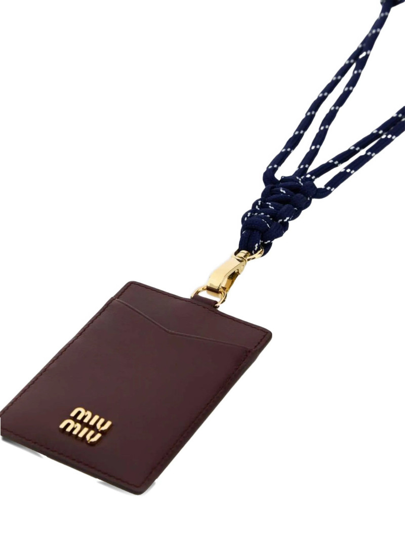 Miu Miu Miu Miu Leather Card Holder outlook