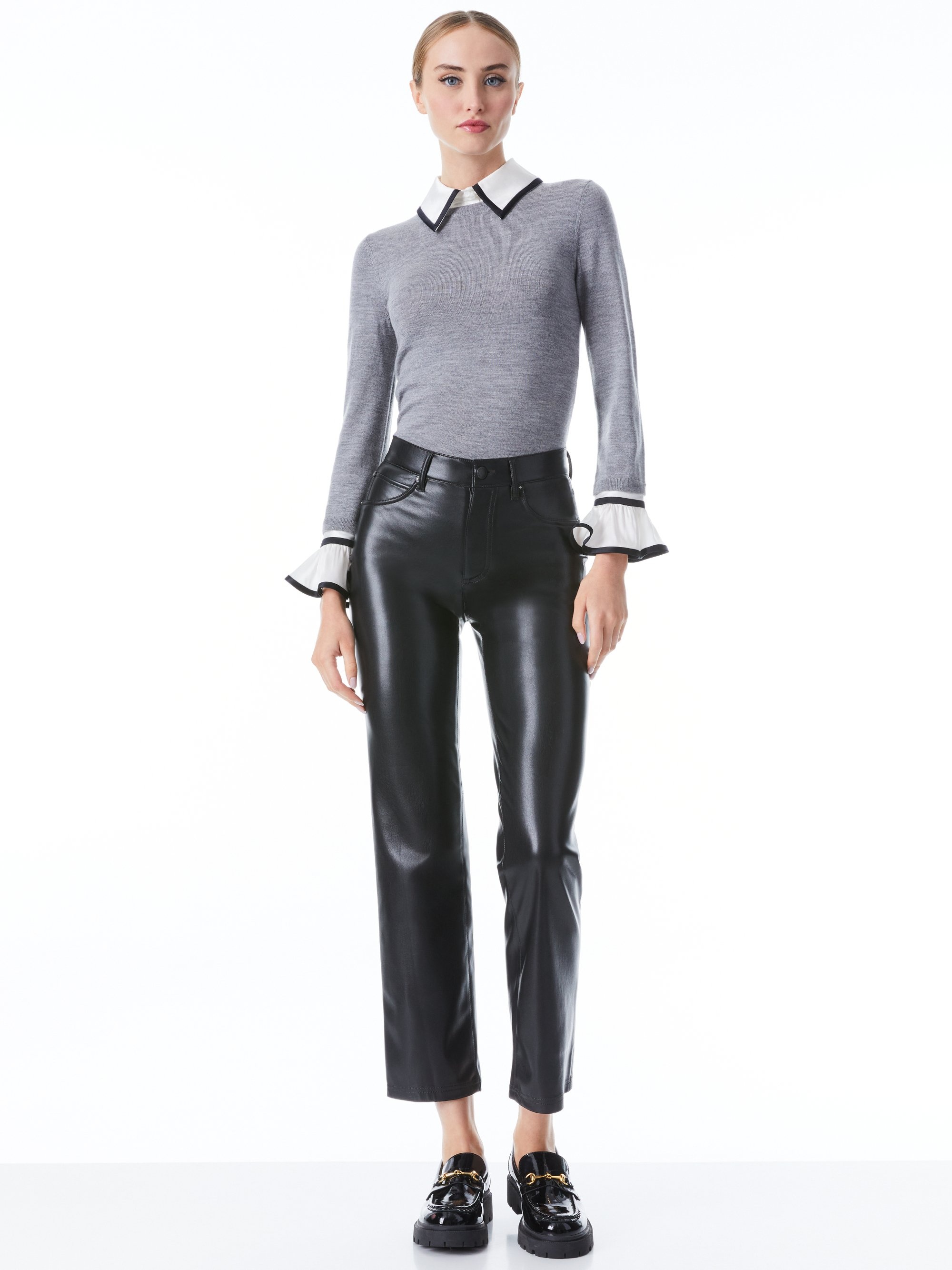 JUSTINA COMBINATION SWEATER - 4