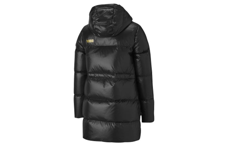 (WMNS) PUMA Cocoon Down Coat 'Black Gold' 585409-01 - 2