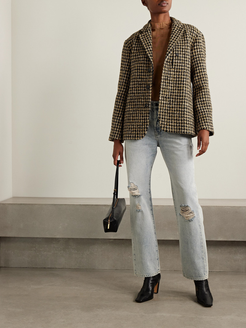 KALLMEYER James Houndstooth Tweed Blazer outlook