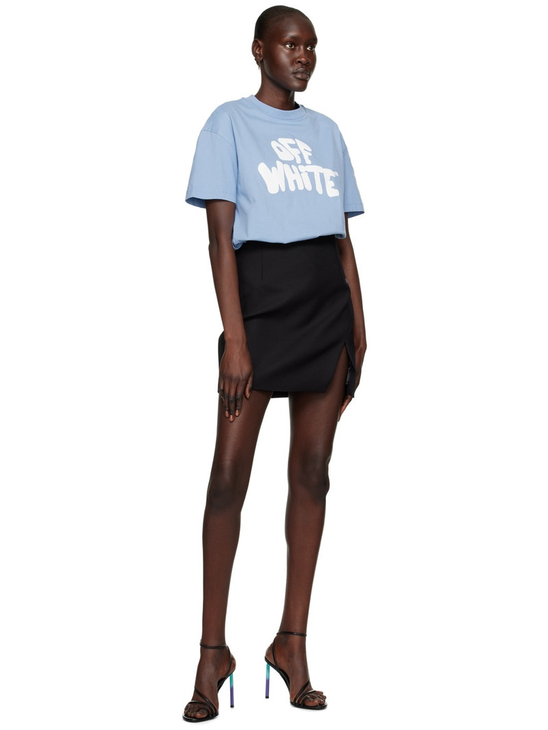 Off-White Blue 70s Type T-Shirt outlook